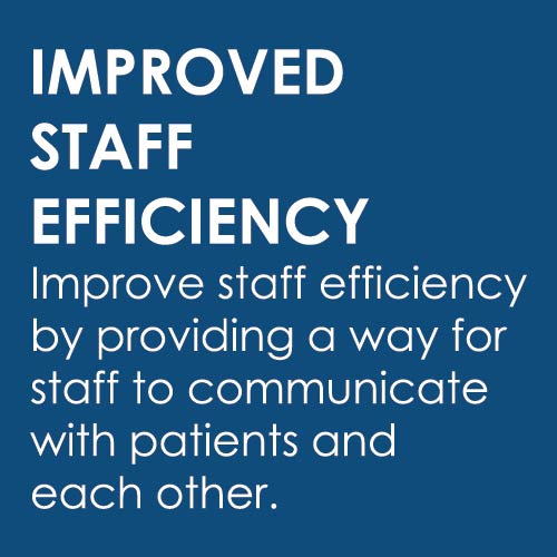 Details of Improved staff efficiency