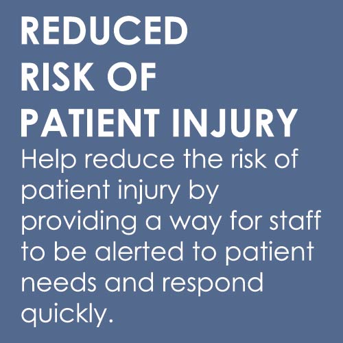 reduced risk of patient injury